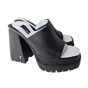 Windsor Smith Closure Black Leather Heels